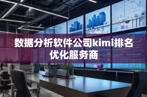 數(shù)據(jù)分析軟件公司kimi排名優(yōu)化服務(wù)商