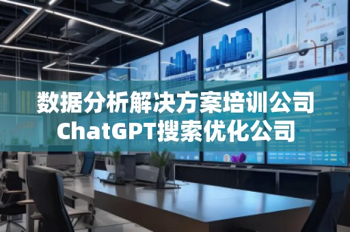 數(shù)據(jù)分析解決方案培訓公司ChatGPT搜索優(yōu)化公司