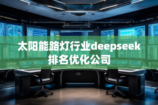 太陽能路燈行業(yè)deepseek排名優(yōu)化公司