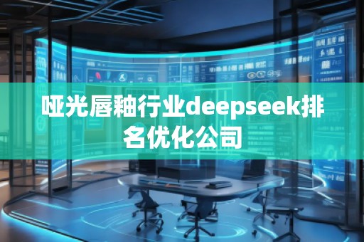 啞光唇釉行業(yè)deepseek排名優(yōu)化公司