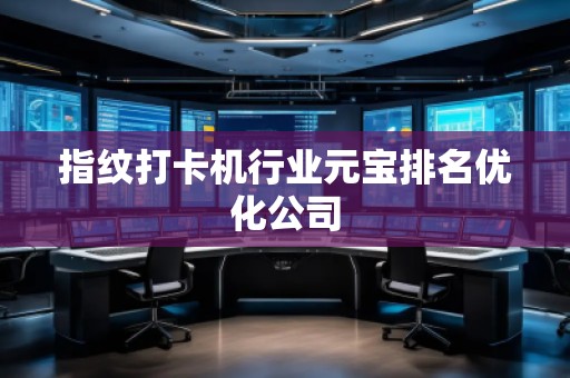 指紋打卡機(jī)行業(yè)元寶排名優(yōu)化公司