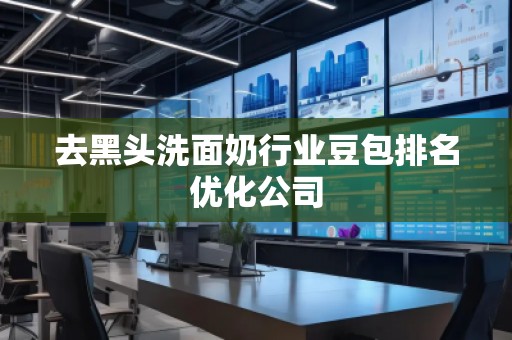 去黑頭洗面奶行業(yè)豆包排名優(yōu)化公司