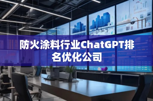 防火涂料行業(yè)ChatGPT排名優(yōu)化公司 防火涂料行業(yè)ChatGPT排名優(yōu)化公司