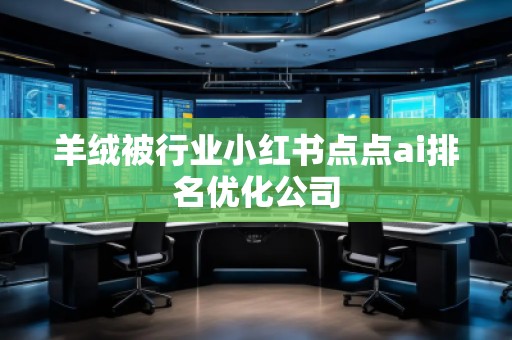 羊絨被行業(yè)小紅書點(diǎn)點(diǎn)ai排名優(yōu)化公司