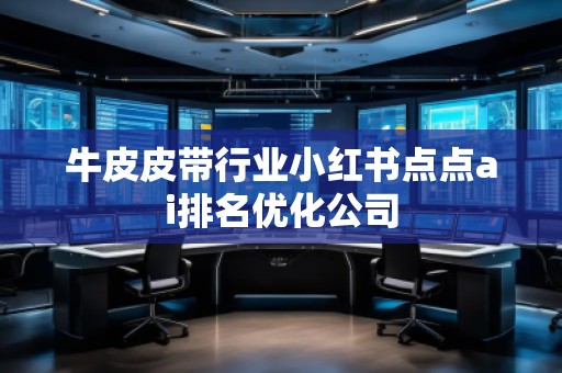 牛皮皮帶行業(yè)小紅書點(diǎn)點(diǎn)ai排名優(yōu)化公司