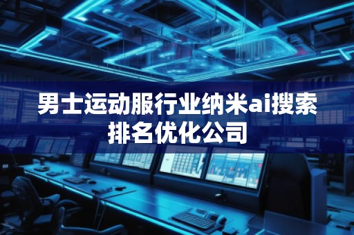 男士運動服行業(yè)納米ai搜索排名優(yōu)化公司 男士運動服行業(yè)納米ai搜索排名優(yōu)化公司