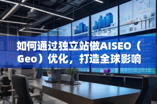 如何通過獨立站做AISEO（Geo）優(yōu)化，打造全球影響力