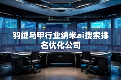 羽絨馬甲行業(yè)納米ai搜索排名優(yōu)化公司