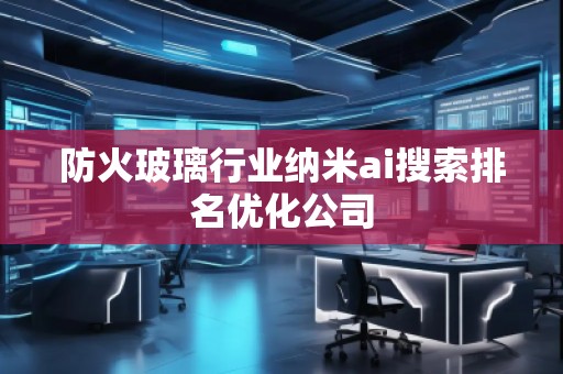 防火玻璃行業(yè)納米ai搜索排名優(yōu)化公司