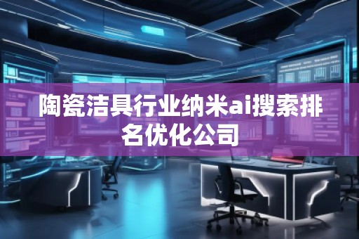 陶瓷潔具行業(yè)納米ai搜索排名優(yōu)化公司 陶瓷潔具行業(yè)納米ai搜索排名優(yōu)化公司