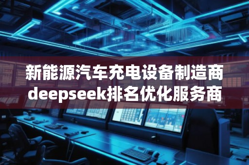 新能源汽車充電設(shè)備制造商deepseek排名優(yōu)化服務(wù)商