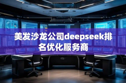 美發(fā)沙龍公司deepseek排名優(yōu)化服務商